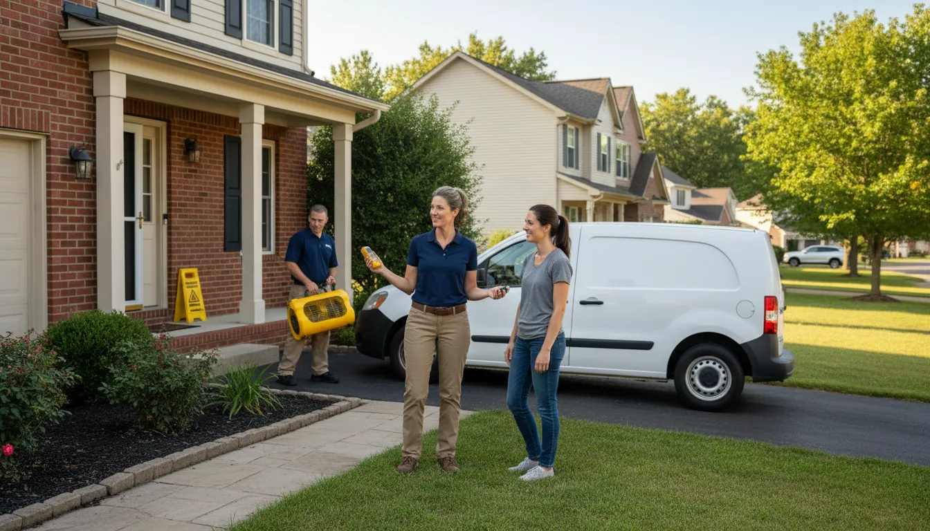 Water restoration image for Home Water Damage Repair in Holland, OH